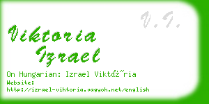 viktoria izrael business card